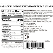 Load image into Gallery viewer, Gingerbread Wishes Sprinkle Mix