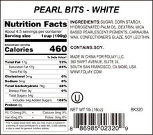 Load image into Gallery viewer, White Pearlized Jimmies Sprinkles