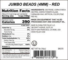 Load image into Gallery viewer, Red Sugar Pearls