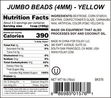 Load image into Gallery viewer, Yellow Sugar Pearls