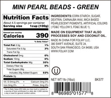 Load image into Gallery viewer, Green Shimmer Nonpareils