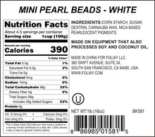 Load image into Gallery viewer, White Shimmer Nonpareils