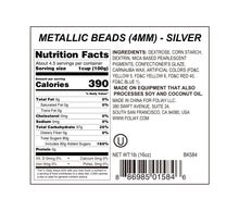 Load image into Gallery viewer, Silver Shimmer Sugar Pearls