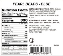 Load image into Gallery viewer, Blue Shimmer Sugar Pearls