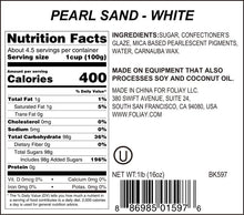 Load image into Gallery viewer, White Sparkling Sanding Sugar Sprinkles