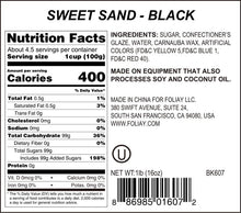 Load image into Gallery viewer, Black Sanding Sugar Sprinkles