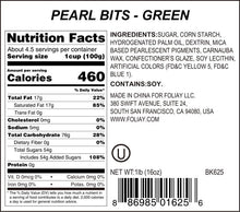 Load image into Gallery viewer, Green Pearlized Jimmies Sprinkles