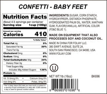 Load image into Gallery viewer, Blue Baby Feet Quin Sprinkles