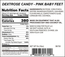 Load image into Gallery viewer, Pink Baby Feet Candy Sprinkles