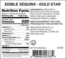 Load image into Gallery viewer, Glitter Gold Star