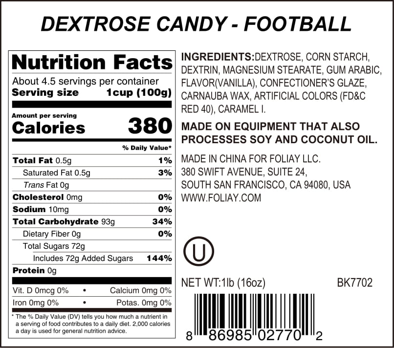 Football Candy Sprinkles