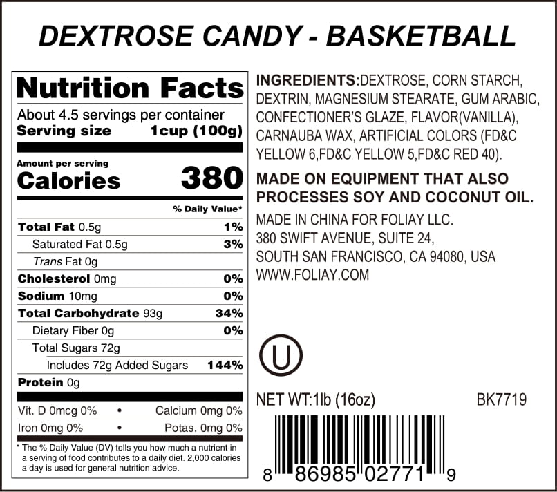 Basketball Candy Sprinkles