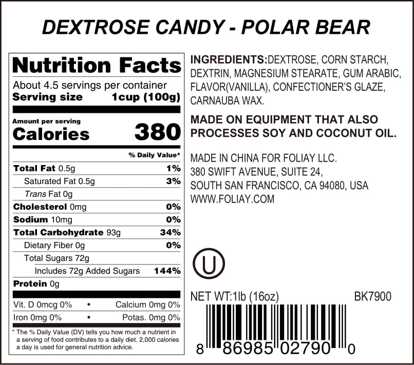 Polar Bear Candy Sprinkles