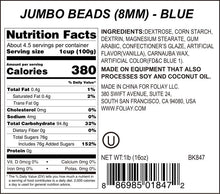 Load image into Gallery viewer, Blue Sugar Pearls (8mm)