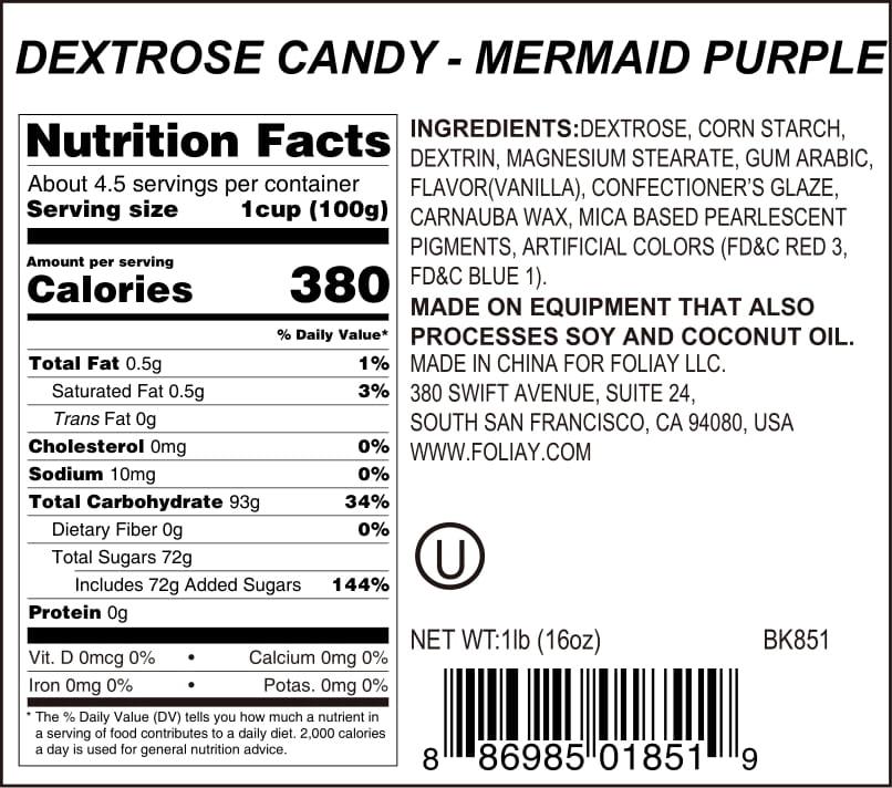 Purple Mermaid Candy Sprinkles