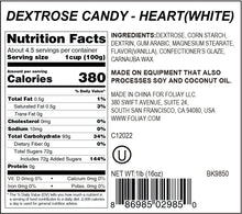 Load image into Gallery viewer, White Heart Candy Sprinkles