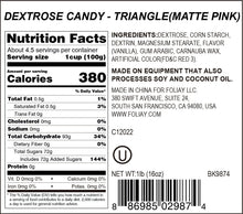 Load image into Gallery viewer, Pink Triangle Candy Sprinkles