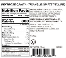 Load image into Gallery viewer, Yellow Triangle Candy Sprinkles