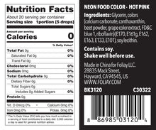 Load image into Gallery viewer, Glow In The Dark Oil Based Food Color Neon Hot Pink 1.22oz