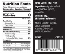 Load image into Gallery viewer, Oil Based Food Color Hot Pink 1.22oz