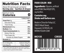 Load image into Gallery viewer, Oil Based Food Color Red 1.22oz