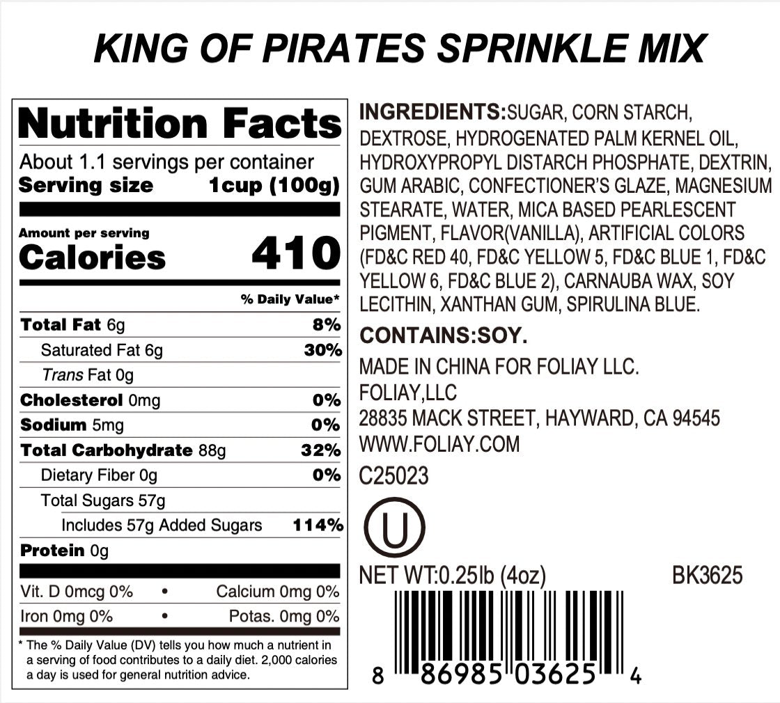 King of Pirates Sprinkle Mix