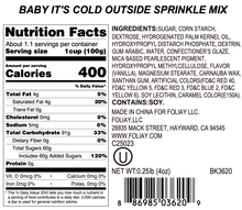 Load image into Gallery viewer, Baby It's Cold Outside Sprinkle Mix