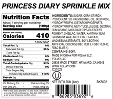 Load image into Gallery viewer, Princess Diary Sprinkle Mix