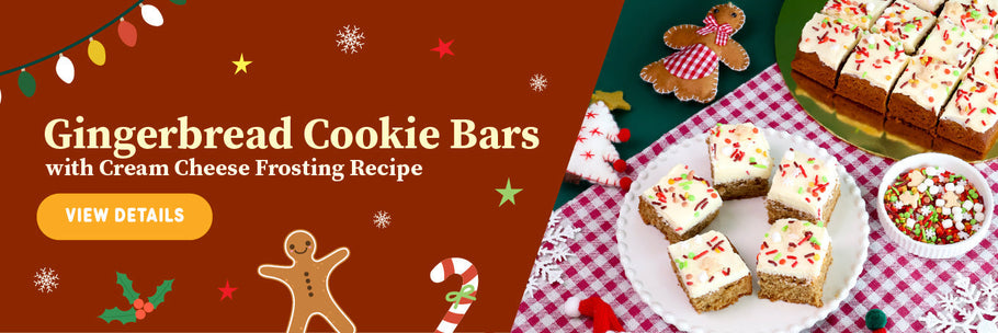 Gingerbread Cookie Bars with Cream Cheese Frosting Recipe