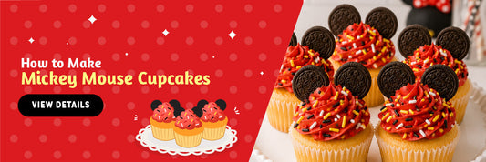 Mickey Mouse Cupcakes Tutorial