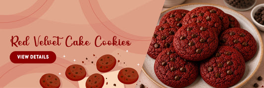 Red Velvet Cake Cookies (Soft & Chewy)