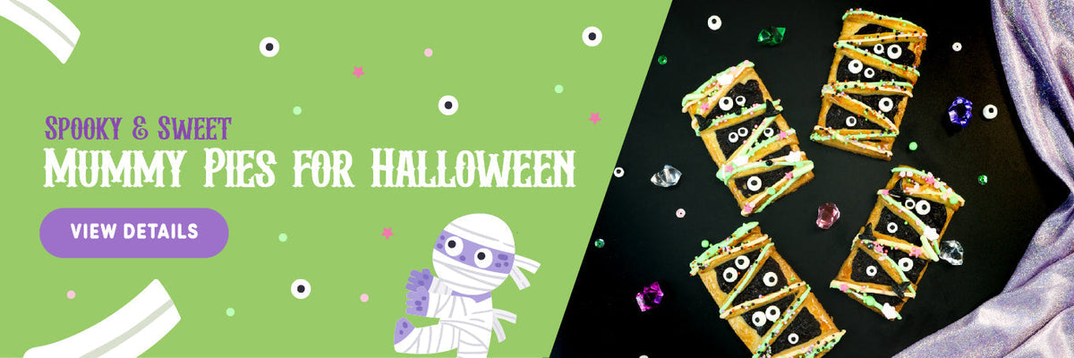 Spooky & Sweet Halloween Nutella Mummy Pies!