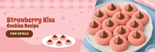 Strawberry Kiss Cookies Recipe
