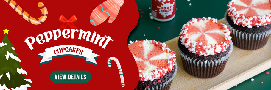 Candy Cane Cupcakes Recipe for Christmas!