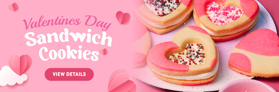 Easy Valentine Sandwich Cookies Recipe!