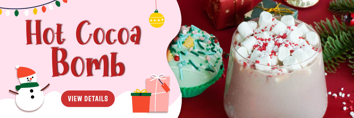 Easy Festive Christmas Hot Cocoa Bomb Recipe!