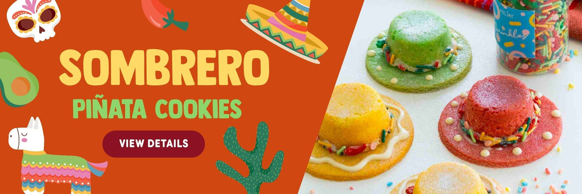 Celebrate Cinco de Mayo with These Colorful Sombrero Piñata Cookies !