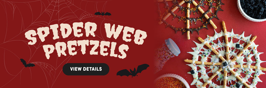 Spider Web Pretzels Recipe for Halloween!