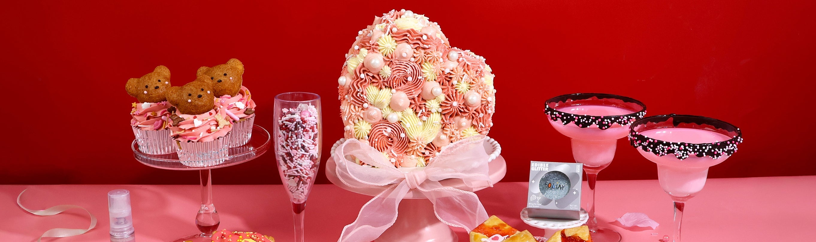 Valentine's Day Cake Sprinkles & Baking Supplies