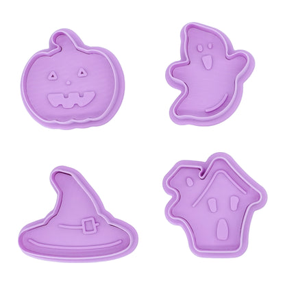 Happy Halloween Cookie Cutters - Set of 4