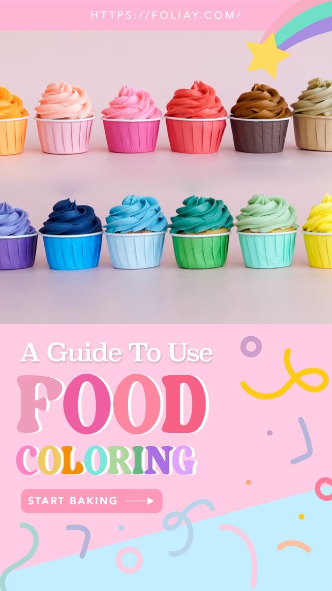 A Guide to Use Food Coloring