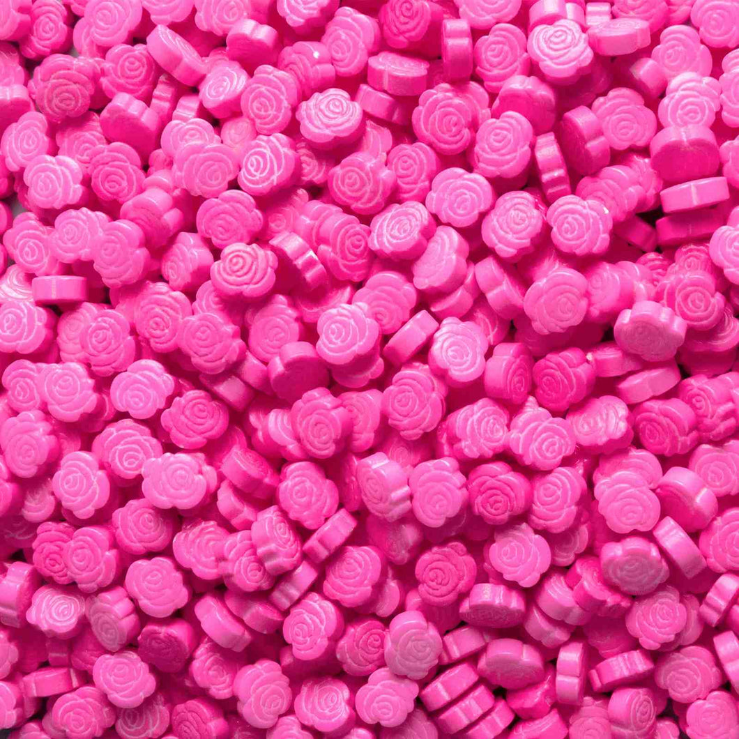 Pink Roses Candy Sprinkles