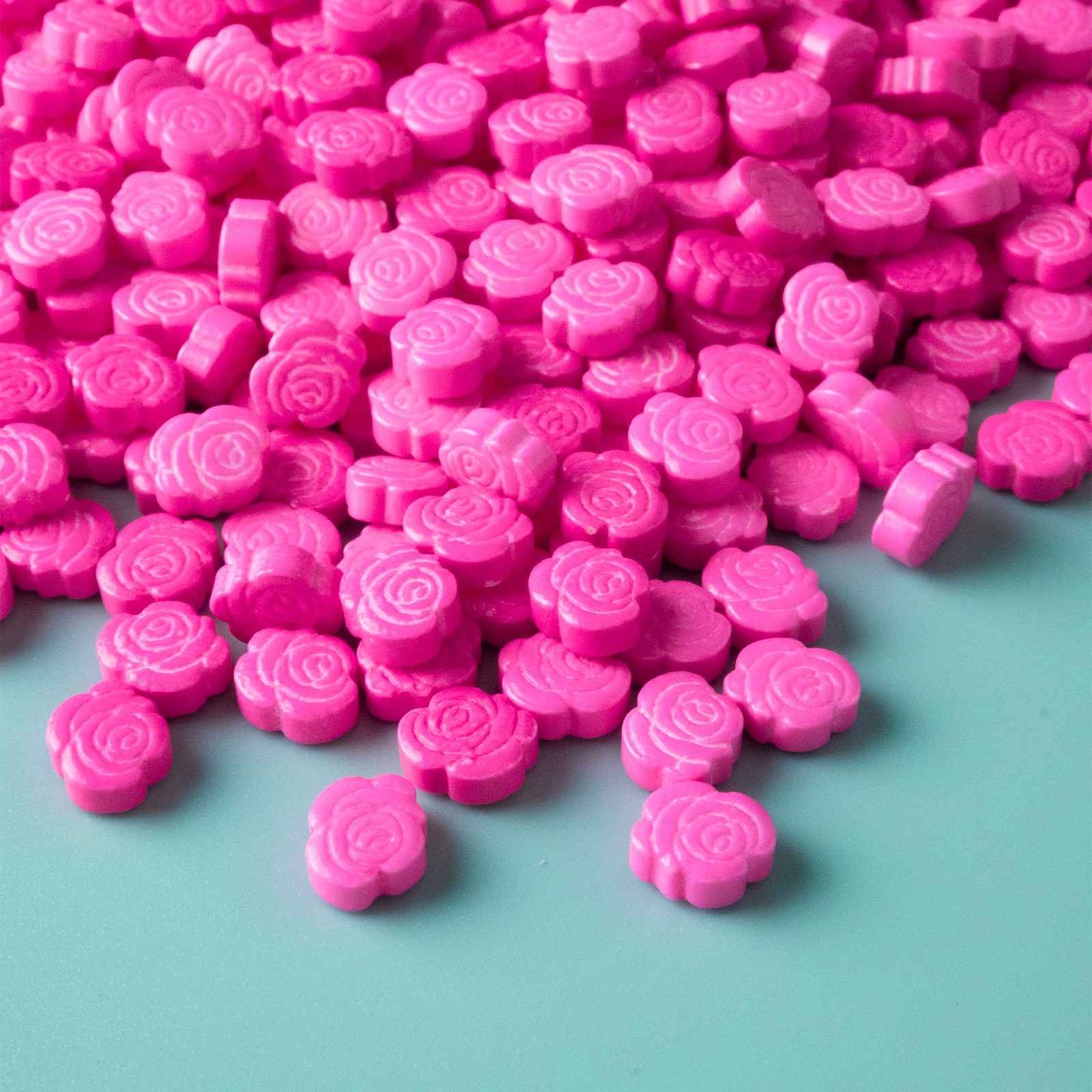 Pink Roses Candy Sprinkles