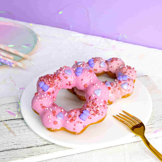 Purple Pearl Hearts Quin Sprinkles