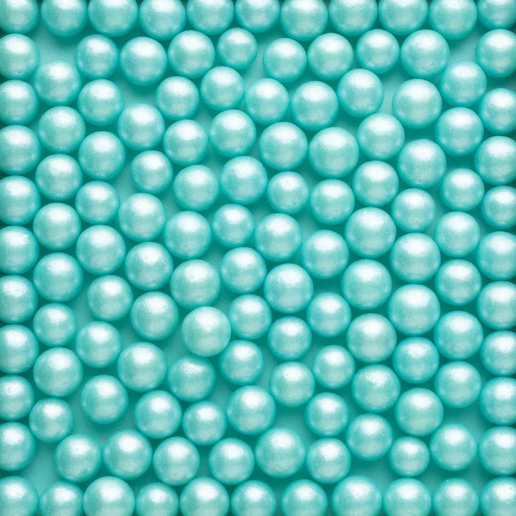 Blue Shimmer Sugar Pearls (9mm)