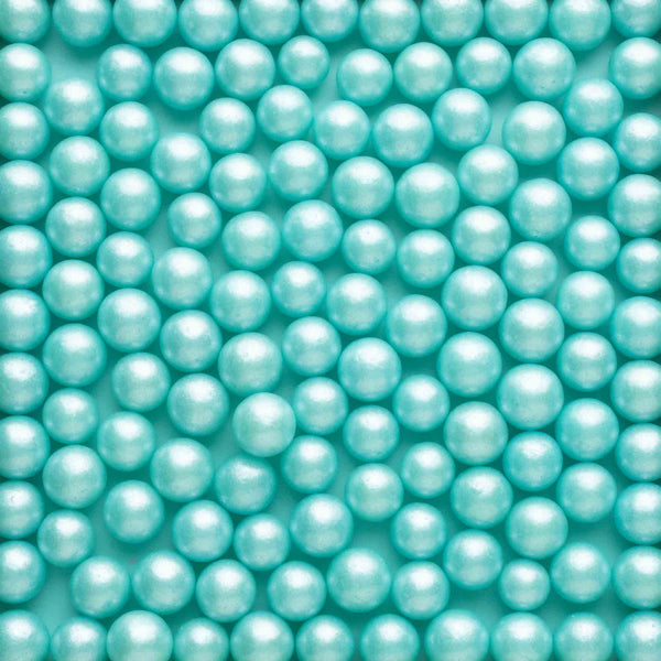 Blue Shimmer Sugar Pearls (9mm)