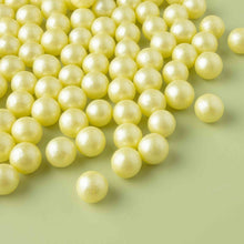 Load image into Gallery viewer, Lime Shimmer Sugar Pearls (9mm)
