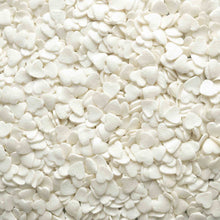 Load image into Gallery viewer, White Pearl Hearts Quin Confetti Sprinkles
