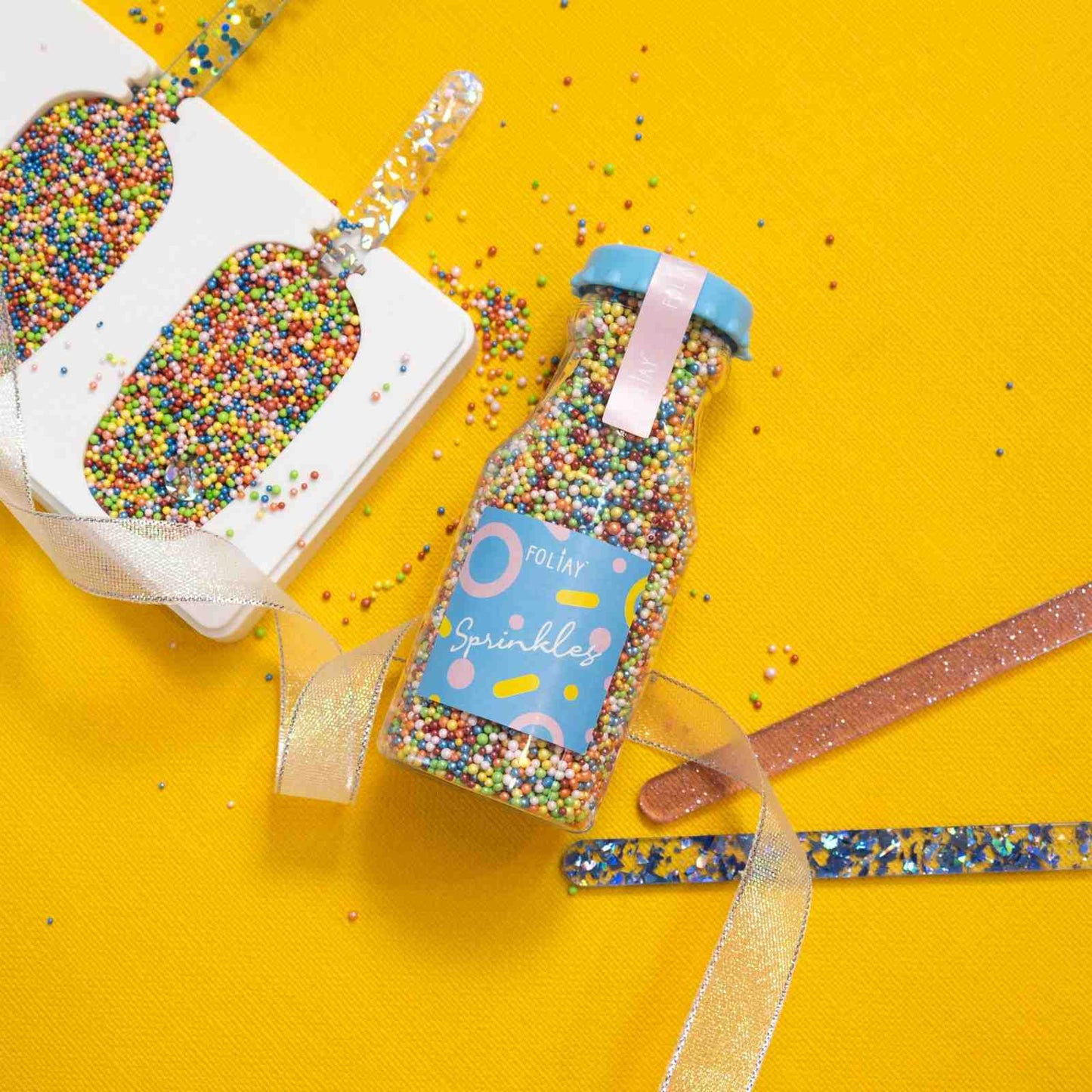 Bright Rainbow Nonpareils Mix