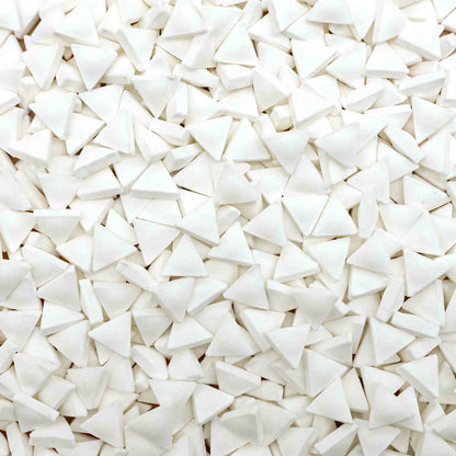 White Triangle Candy Sprinkles